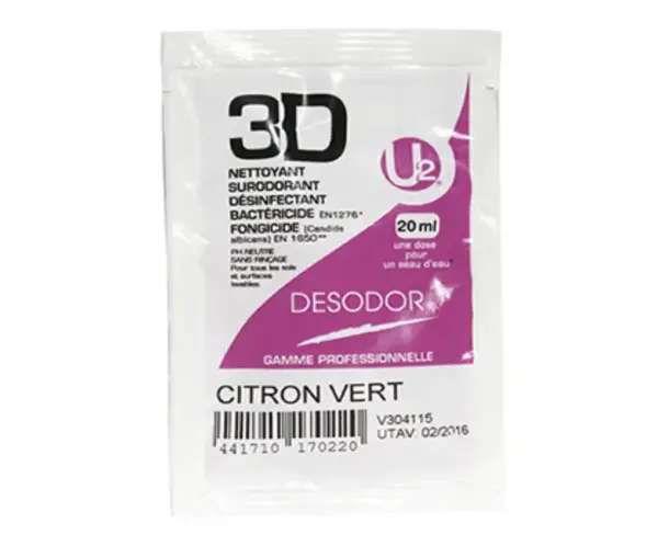 Detergents Désinfectants Désodorisant 3D - Citron vert