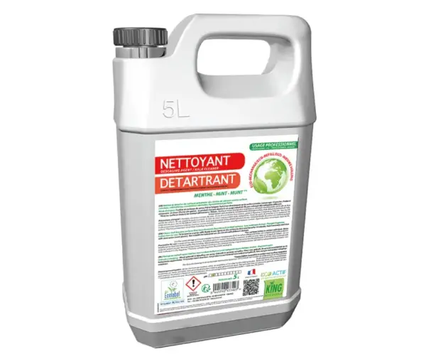 Nettoyant Détartrant Menthe Ecolabel - 5litres - King