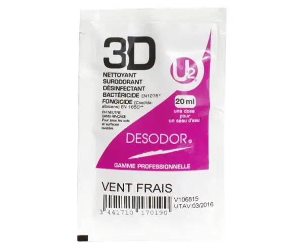 Detergents Désinfectants Désodorisant 3D - Citron vert